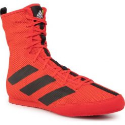 Buty adidas - Box Hog 3 F99922 Active Red. Czerwone buty sportowe męskie Adidas, z tworzywa sztucznego, bez zapięcia, na fitness i siłownię. W wyprzedaży za 259,00 zł.