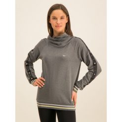 Bluza Liu Jo Sport T69049 F0576. Szare bluzy sportowe damskie Liu Jo Sport, xs, bez wzorów, z elastanu, bez rękawów, bez kaptura. W wyprzedaży za 299,00 zł.