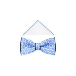Błękitna mucha w kwiatki A321. Niebieskie muszki męskie Modini Moda Męska, na co dzień, w kwiaty, z poliesteru, eleganckie. Za 49,50 zł.