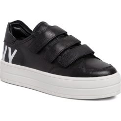 Sneakersy DKNY - Savi K3940126 Blk/Wht. Czarne półbuty damskie DKNY, ze skóry ekologicznej. W wyprzedaży za 549,00 zł.