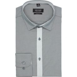 Koszula bexley 1560 długi rękaw slim fit zielony. Zielone koszule męskie Recman, m, bez wzorów, bez kołnierzyka, z długim rękawem. Za 69,99 zł.