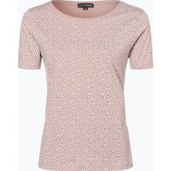 Franco Callegari - T-shirt damski, beżowy. Brązowe t-shirty damskie marki Franco Callegari, z nadrukiem, z bawełny. Za 89,95 zł.