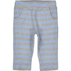 Spodnie w paski, 1 mies. - 3 lata. Niebieskie spodnie dresowe dziewczęce marki La Redoute Collections, w paski, z bawełny. Za 41,12 zł.