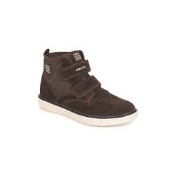 Buty Dziecko Geox J RIDDOCK BOY. Brązowe trampki chłopięce marki Geox. Za 349,00 zł.