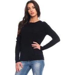 Sweter "Vita" w kolorze czarnym. Czarne swetry damskie Scarlet Jones, l, bez wzorów, bez rękawów, bez kaptura. W wyprzedaży za 152,95 zł.