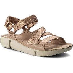 Sandały CLARKS - Tri Sienna 261337264 Rose Gold. Różowe klapki damskie Clarks, bez wzorów, ze skóry, bez obcasa. W wyprzedaży za 259,00 zł.