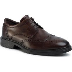 Półbuty ECCO - Lisbon 62216401482 Cocoa Brown. Pomarańczowe buty wizytowe męskie ecco, ze skóry, bez zapięcia. W wyprzedaży za 439,00 zł.