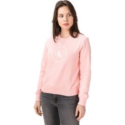 Calvin Klein Bluza Różowy. Różowe bluzy damskie Calvin Klein, s, z haftami, z bawełny, bez rękawów, bez kaptura. Za 421,95 zł.