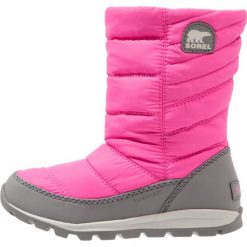 Sorel WHITNEY MID Śniegowce pink ice/quarry. Czerwone buty zimowe damskie Sorel, z tworzywa sztucznego. W wyprzedaży za 191,40 zł.