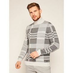 Golf Roy Robson 3852-91. Szare swetry męskie Roy Robson, xxl, bez wzorów, z golfem, bez kaptura. Za 529,00 zł.