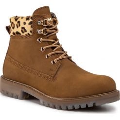 Trapery MEXX - Denise MXJM0001W Brown 2000. Pomarańczowe trapery damskie Mexx, ze skóry, bez obcasa, bez zapięcia. W wyprzedaży za 279,00 zł.