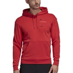 ADIDAS TERREX LOGO HOODIE > FJ5036. Bluzy męskie Adidas, xl, bez wzorów, z bawełny, klasyczne, z kapturem, bez rękawów, z kapturem. W wyprzedaży za 219,99 zł.
