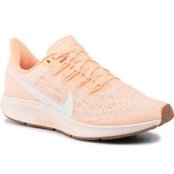Buty NIKE - Air Zoom Pegasus 36 AQ2210 800 Orange Pulse/White/Guava Ice. Pomarańczowe buty sportowe damskie Nike, z materiału, sportowe, do biegania. Za 499,00 zł.