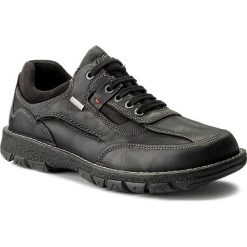 Półbuty MANITU - 640982 Schwarz 1. Czarne derby męskie Manitu, z materiału. W wyprzedaży za 279,00 zł.