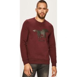 Mustang - Bluza. Fioletowe bluzy męskie Mustang, s, z aplikacjami, z bawełny, z okrągłym kołnierzem, bez rękawów, bez kaptura. W wyprzedaży za 139,90 zł.