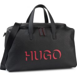 Torba HUGO - Victorian 50414638 001. Czarne torby męskie skórzane HUGO, ze skóry. W wyprzedaży za 1089,00 zł.