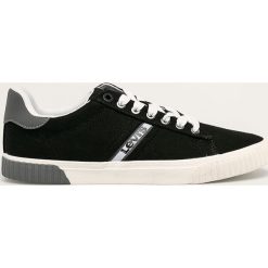 Levi's - Buty. Czarne sneakersy męskie Levi's®, z okrągłym noskiem, na sznurówki. W wyprzedaży za 159,90 zł.