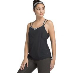Prana Arctic Air Tank Black damski czołg (rozmiar M). Czarne bluzki sportowe damskie PrAna, m, bez wzorów, bez kołnierzyka, bez rękawów, bez kaptura, na fitness i siłownię. W wyprzedaży za 141,00 zł.