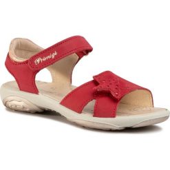 Sandały PRIMIGI - 5383844 S Nabuk/Red. Czerwone sandały dziewczęce Primigi, ze skóry, bez zapięcia. Za 229,00 zł.