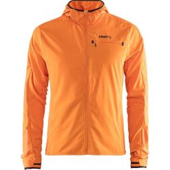 Craft kurtka do biegania męska Urban Hood pomarańczowa XL. Pomarańczowe kurtki sportowe męskie Craft, xl, bez wzorów, bez kaptura, do biegania. W wyprzedaży za 229,00 zł.