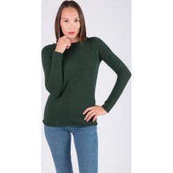Kaszmirowy sweter w kolorze zielonym. Zielone swetry damskie Just Cashmere, m, bez wzorów, z kaszmiru, bez rękawów, bez kaptura. W wyprzedaży za 299,95 zł.