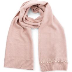 Szal LIU JO - Sciarpa Maglia Perle N68281 M0300 Meg Rose 41506. Czerwone szaliki damskie Liu Jo, z materiału. Za 299,00 zł.