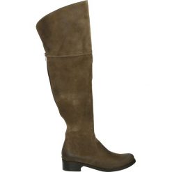 Kozaki - 7873 CRO TUND. Brązowe buty zimowe damskie Venezia, ze skóry. Za 499,00 zł.
