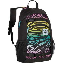 Plecak "Base" w kolorze czarnym ze wzorem - 30 x 48 x 17 cm. Czarne plecaki damskie marki Chiemsee Bags, w paski. W wyprzedaży za 108,95 zł.