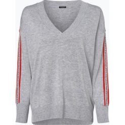 Guess Jeans - Sweter damski, szary. Szare swetry damskie Guess Jeans, l, z aplikacjami, z jeansu, eleganckie, bez rękawów, bez kaptura. Za 349,95 zł.