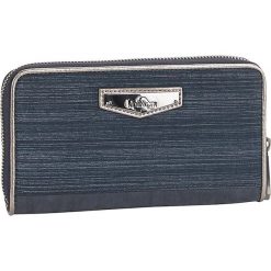 Portfel "Nimmi" w kolorze granatowym - 18 x 10 x 2 cm. Niebieskie portfele damskie marki Kipling, z materiału. W wyprzedaży za 113,95 zł.