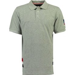 Koszulka polo "Kastar" w kolorze jasnoszarym. Szare koszulki męskie Stone Goose, m, w paski, z bawełny, bez rękawów. W wyprzedaży za 98,95 zł.