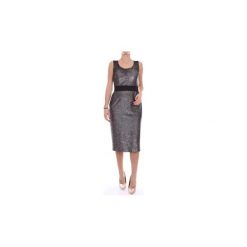 Sukienki krótkie Moschino A04346118. Szare sukienki damskie MOSCHINO, bez wzorów, bez kołnierzyka, z krótkim rękawem, krótkie, mini. Za 1265,49 zł.