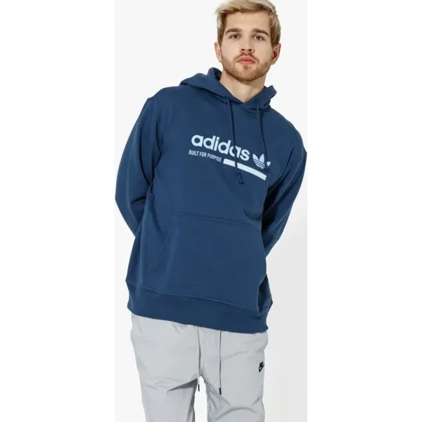 Adidas Bluza Grp Oth Hoody Kaval , niebieski, rozmiar L. Niebieskie bluzy męskie Adidas, s, z aplikacjami, z bawełny, z kapturem, bez rękawów, z kapturem. W wyprzedaży za 229,99 zł.