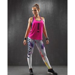 Bluzka Baggy - różowa. Różowe bluzki sportowe damskie FJ!, m, bez wzorów, z elastanu, bez kołnierzyka, bez rękawów, bez kaptura. Za 129,00 zł.