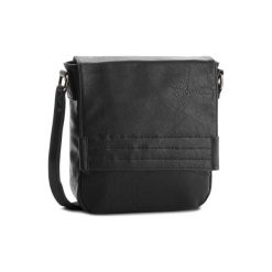 TORBA LANETTI RM0782 Czarny. Czarne torby męskie skórzane Lanetti, bez wzorów, ze skóry ekologicznej. Za 119,99 zł.