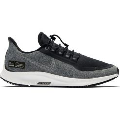 Buty Nike Air Zoom Pegasus 35 Shield W Czarno-Szare. Szare buty sportowe damskie marki Nike, bez wzorów, z gumy, do biegania. Za 329,99 zł.