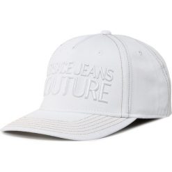 Czapka z daszkiem VERSACE JEANS COUTURE - E8YVBK13 65021 003. Białe czapki męskie Versace Jeans Couture, bez wzorów, z bawełny. Za 289,00 zł.