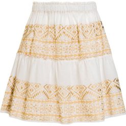 Spódniczka KORI. Białe spódniczki dziewczęce Kori, z haftami, z bawełny, krótkie, mini, koszulowe. Za 310,00 zł.