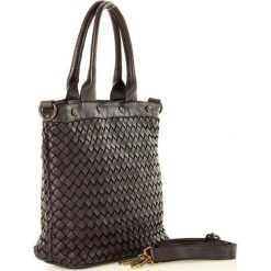 MARCO MAZZINI Torebka skórzana vintage shopper old pelle lavata czarna. Czarne torby damskie na zakupy MAZZINI, w paski, ze skóry, vintage. W wyprzedaży za 469,00 zł.