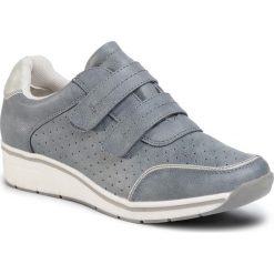 Sneakersy CLARA BARSON - WS5062-01 Navy. Szare półbuty damskie Clara Barson, ze skóry ekologicznej. Za 99,99 zł.