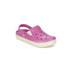 Chodaki Crocs CITILANE CLOG. Różowe klapki damskie Crocs, bez wzorów, bez obcasa. Za 139,30 zł.