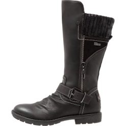 S.Oliver RED LABEL Kozaki black. Czarne buty zimowe damskie marki s.Oliver RED LABEL, z tworzywa sztucznego, na wysokim obcasie. W wyprzedaży za 164,45 zł.