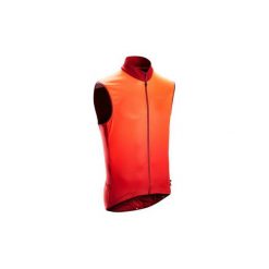 Koszulka bez rękawów na rower szosowy RC500 męska. Czerwone koszulki męskie TRIBAN, xl, bez wzorów, z poliesteru, rowerowe. Za 129,99 zł.