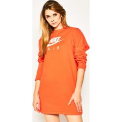 Sukienka dzianinowa NIKE Nsw Air BV5134. Pomarańczowe sukienki damskie Nike, m, bez wzorów, z bawełny, bez kołnierzyka, bez rękawów. W wyprzedaży za 229,00 zł.