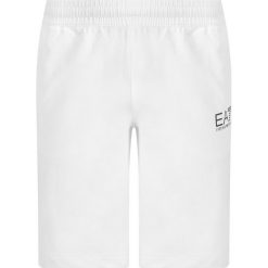 Szorty sportowe EA7 Emporio Armani 3GPS53 PJ05Z 1100. Białe spodenki sportowe męskie EA7 Emporio Armani, m, bez wzorów, z bawełny, sportowe. W wyprzedaży za 219,00 zł.