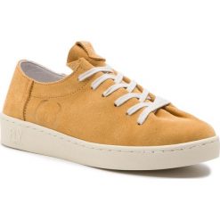 Sneakersy FLY LONDON - Nadofly P601358003 Honey. Żółte półbuty damskie Fly London, ze skóry. W wyprzedaży za 249,00 zł.