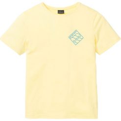T-shirt Slim Fit bonprix jasnożółty. Żółte koszulki męskie bonprix, s, bez wzorów, z okrągłym kołnierzem, bez rękawów. Za 21,99 zł.