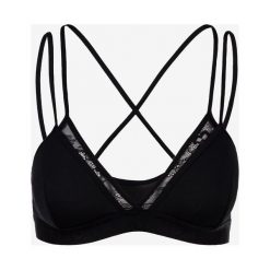 Guess Biustonosz Czarny. Czarne biustonosze Guess, w koronkowe wzory, z elastanu. Za 154,95 zł.