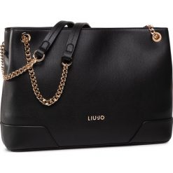 Torebka LIU JO - M Satchel Liu Jo Natu NA0122 E0064 Nero 22222. Czarne torebki klasyczne damskie Liu Jo, bez wzorów, ze skóry ekologicznej, klasyczne, bez dodatków. Za 649,00 zł.