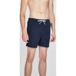 Tom Tailor Denim - Kąpielówki. Niebieskie kąpielówki męskie marki TOM TAILOR DENIM, s, z poliesteru. W wyprzedaży za 69,90 zł.